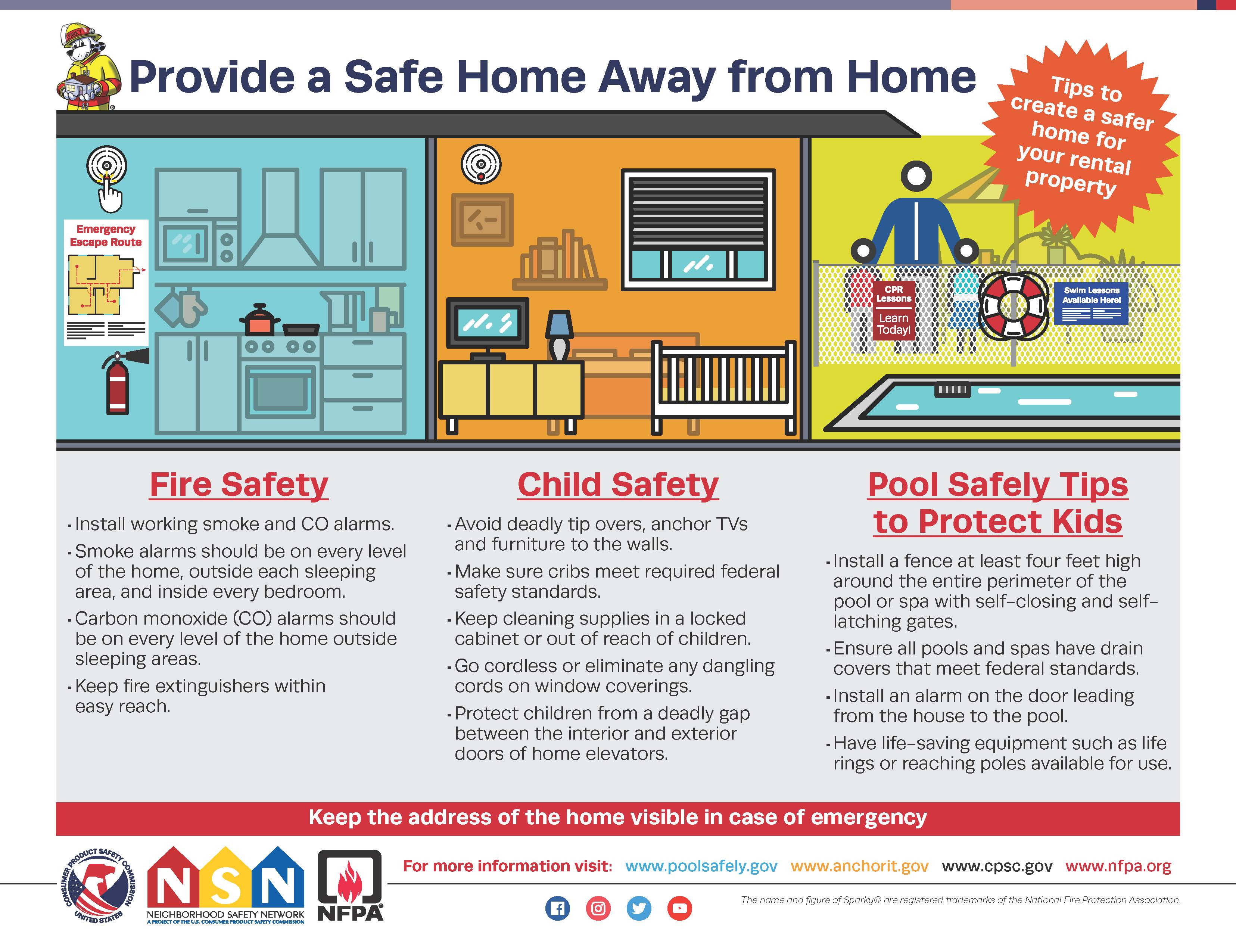 Provide a Safe Home Away from Home CPSC.gov